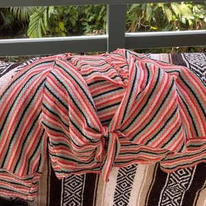 Color boho angel arm top